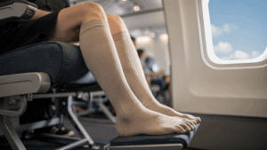 Why long flights put your legs at risk