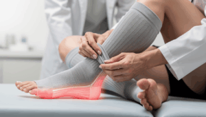 How do compression socks help with plantar fasciitis