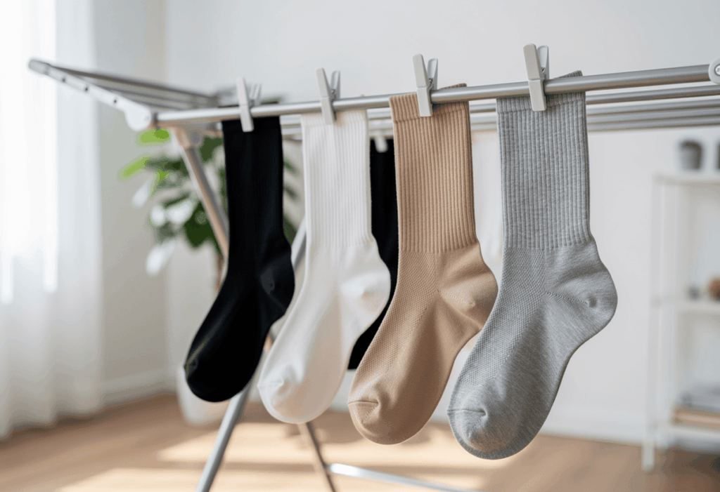 How to dry compression socks without damaging them